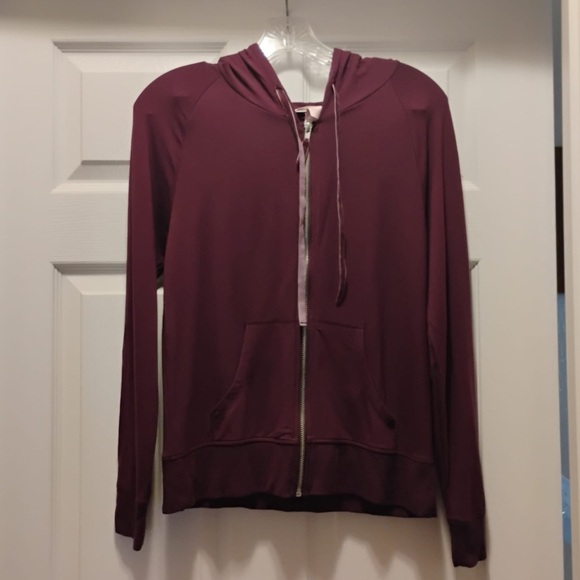 Victoria’s Secret Matching Track Suit Hoodie Pants Plum Purple Size S - Picture 2 of 12